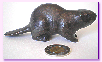 Elford Bradley Cox Bronze Beaver